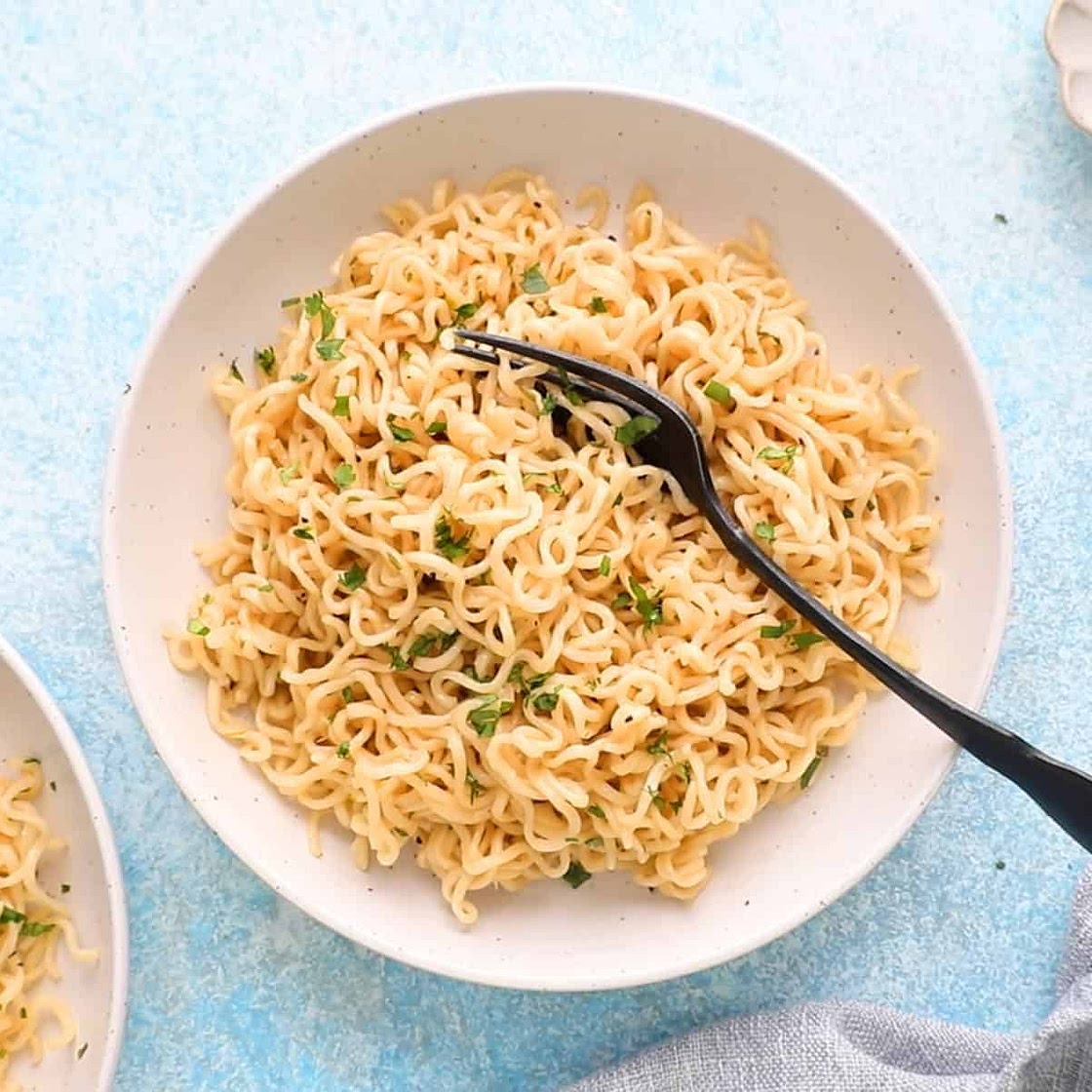 Garlic butter Ramen Noodles
