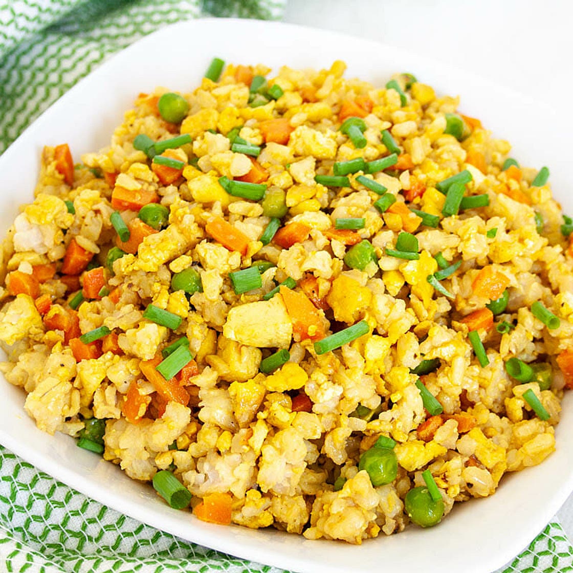 Vegan Fried Rice with Tofu