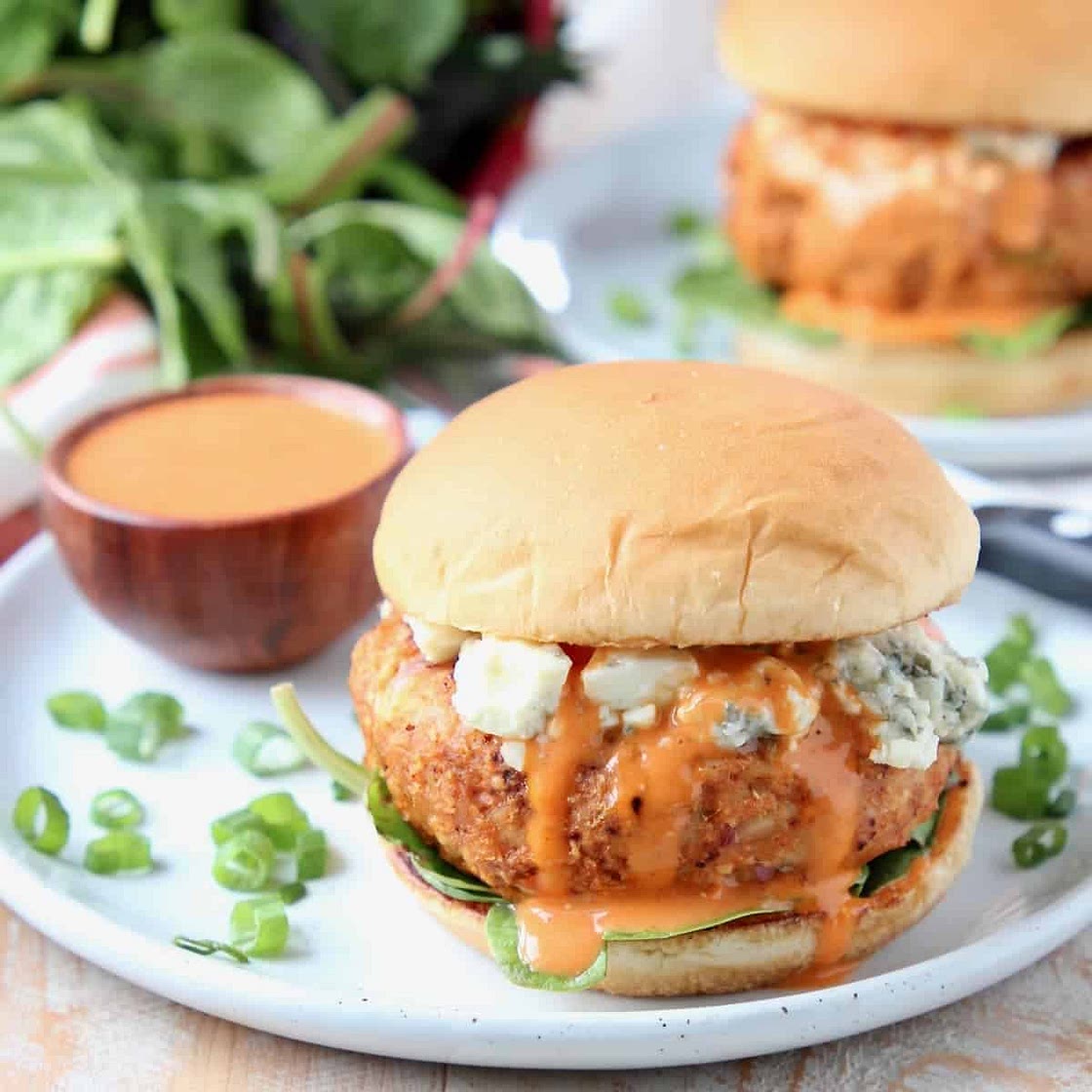 Buffalo Chicken Burgers