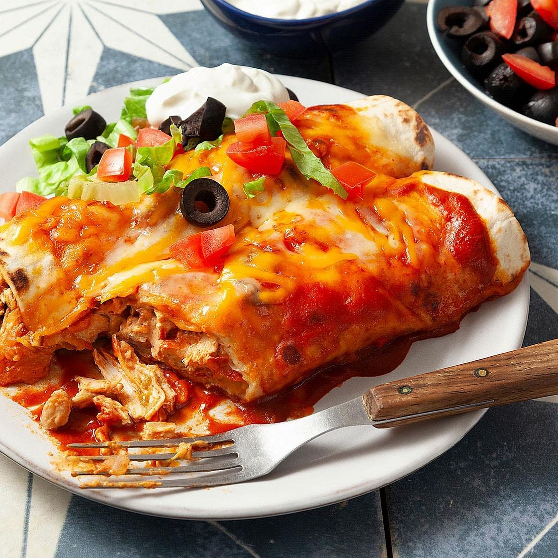 Easy Chicken Enchiladas
