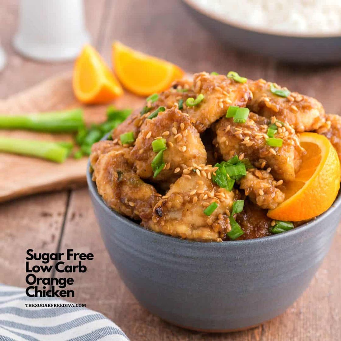 Sugar Free Low Carb Orange Chicken