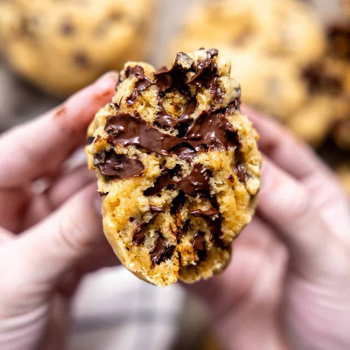 Thick Chocolate Chip Cookies