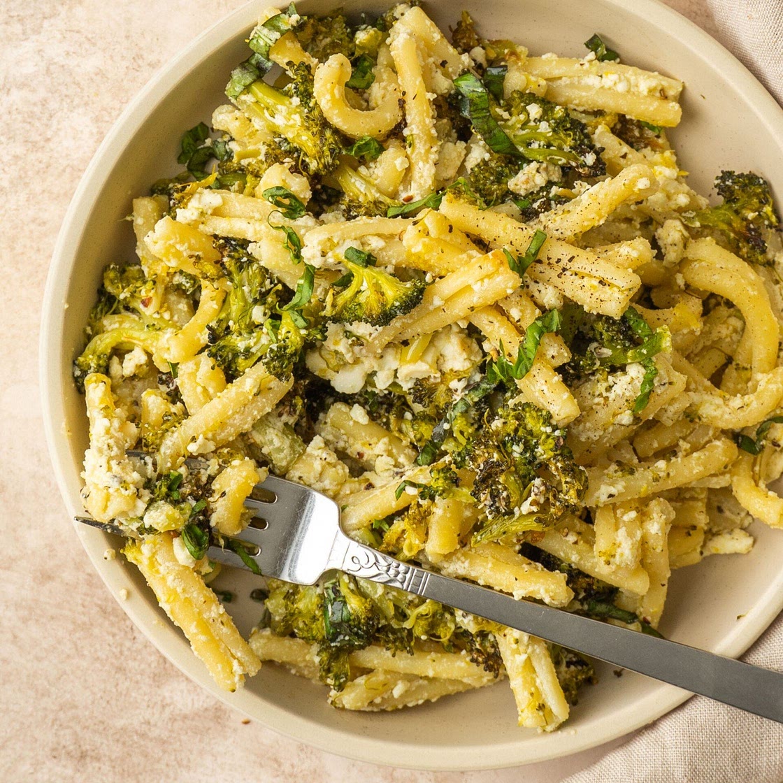 Baked Feta and Broccoli Pasta