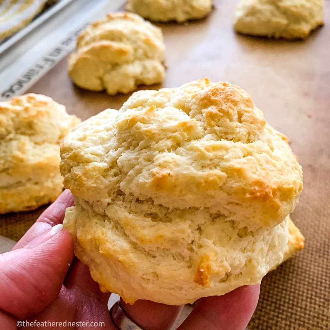 Self Rising Flour Drop Biscuits
