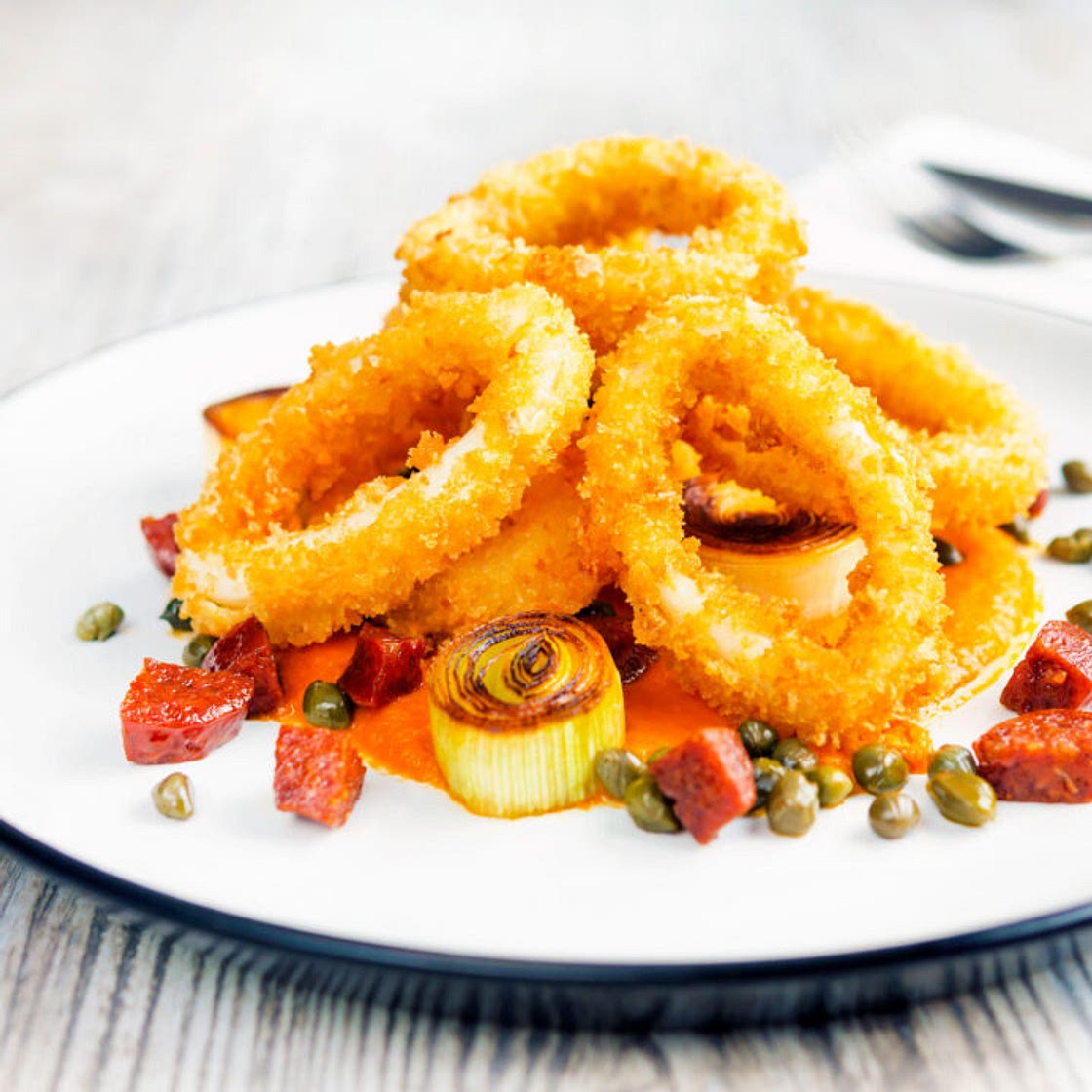 Fried Breaded Calamari Rings Recipe