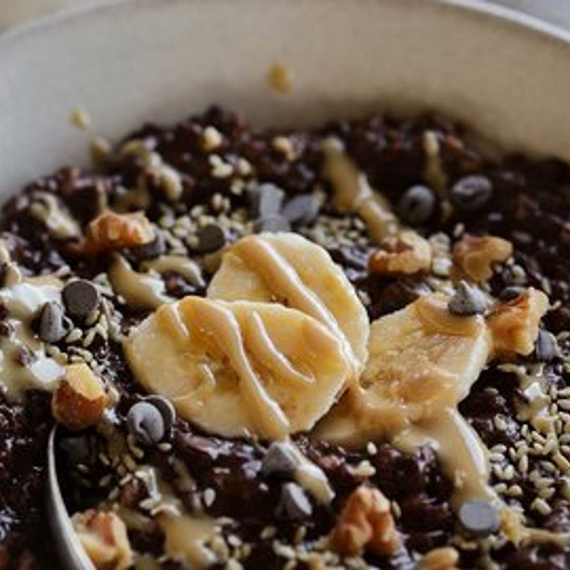 Chocolate Banana Buckwheat Porridge