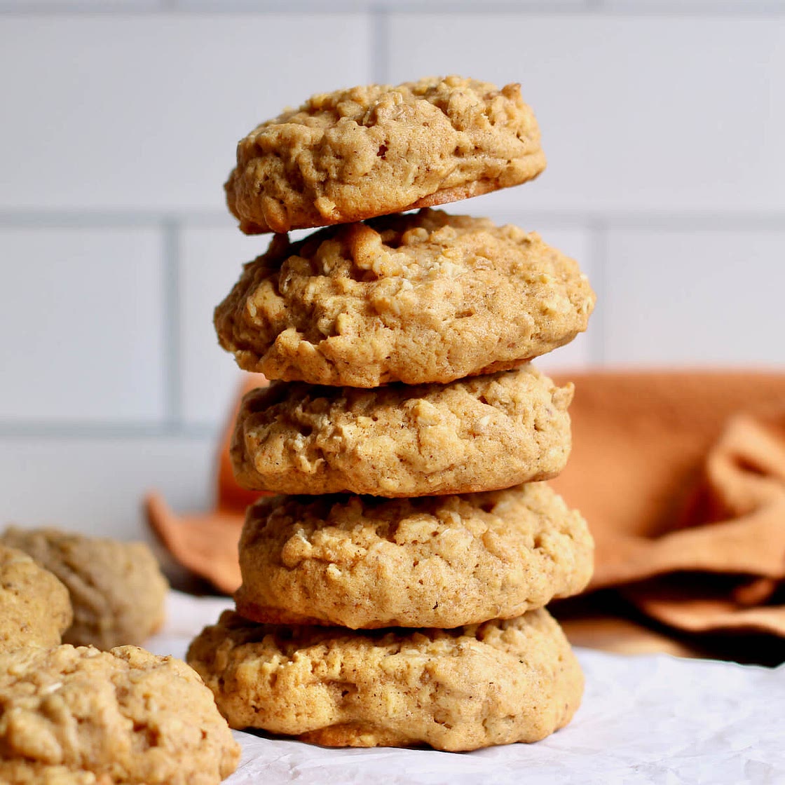 Sourdough Pumpkin Oatmeal Cookies