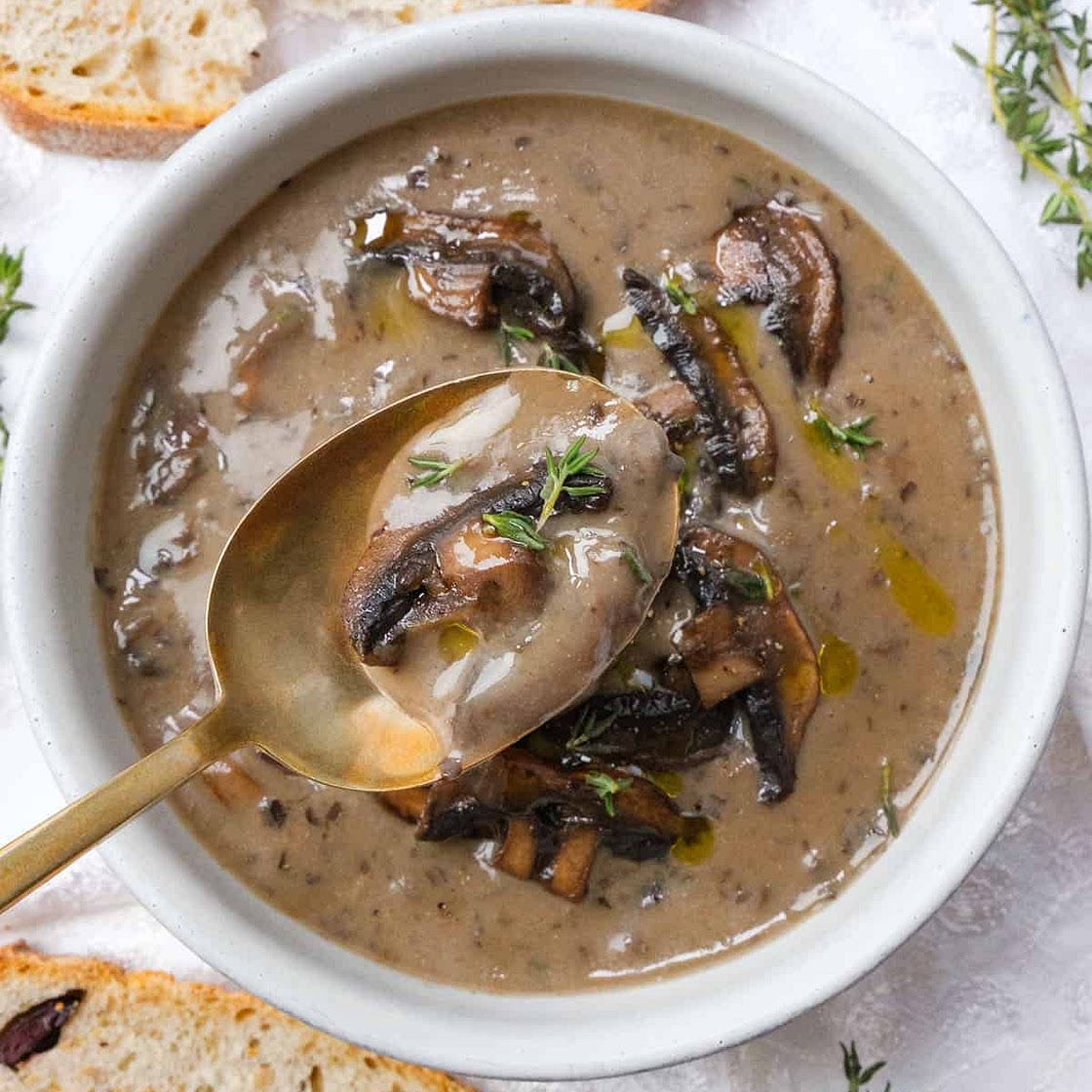 Mushroom Soup without Cream