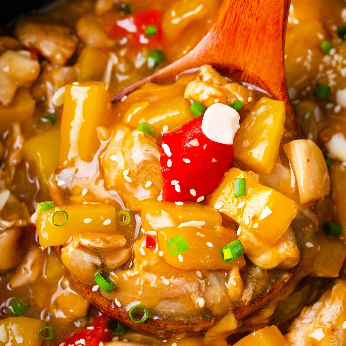 Slow Cooker Hawaiian Chicken