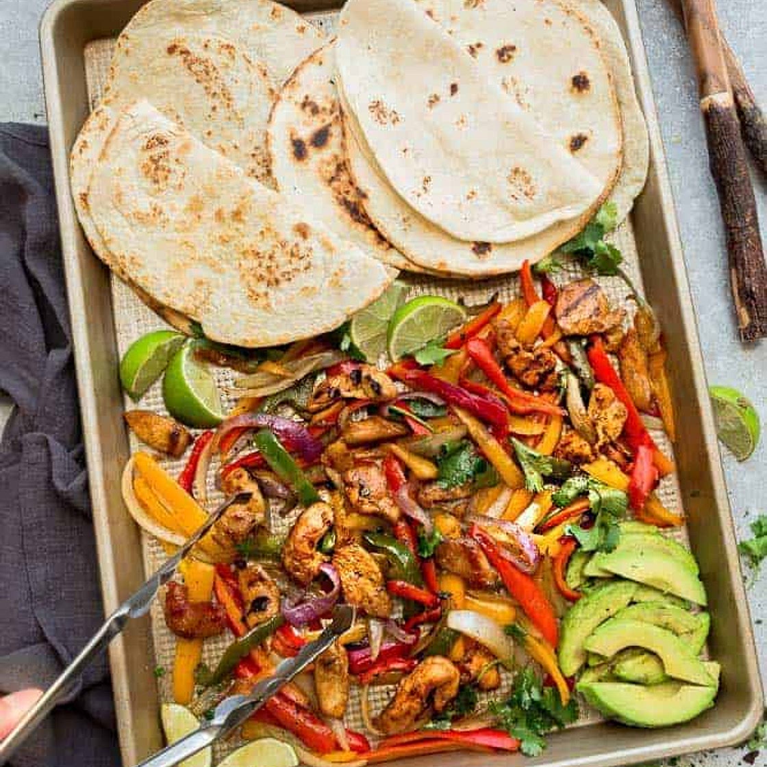 Sheet Pan Chicken Fajitas