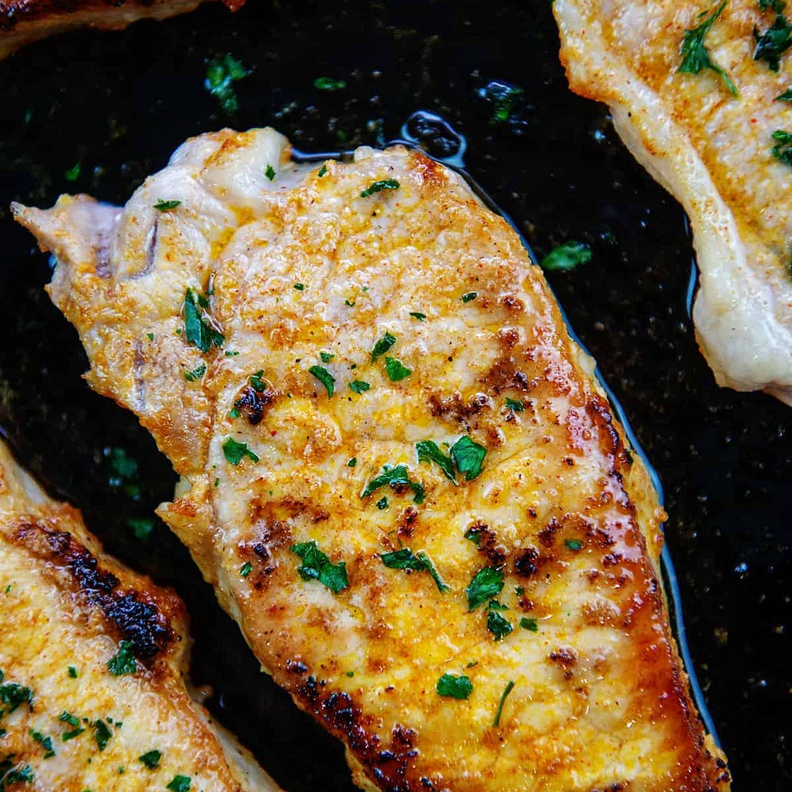 Lemon Garlic Pork Chops