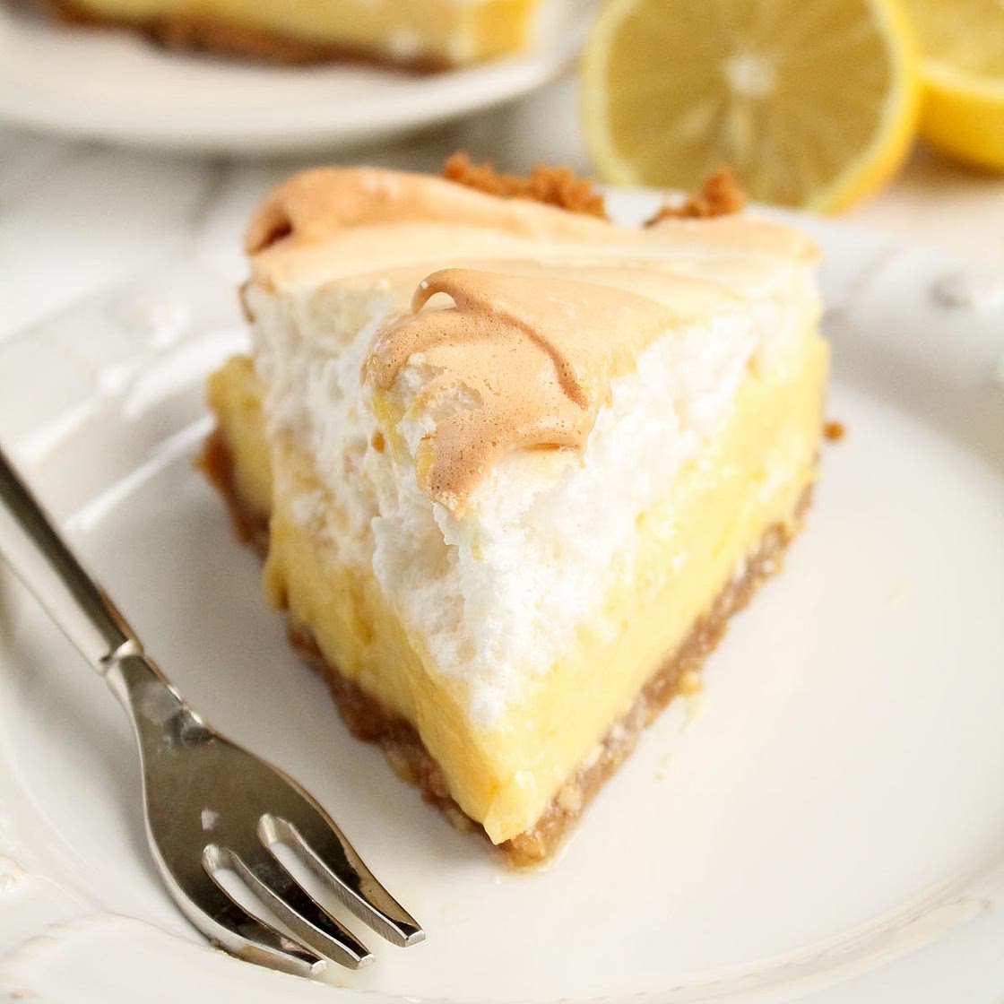 Lemon Meringue Pie with Graham Cracker Crust