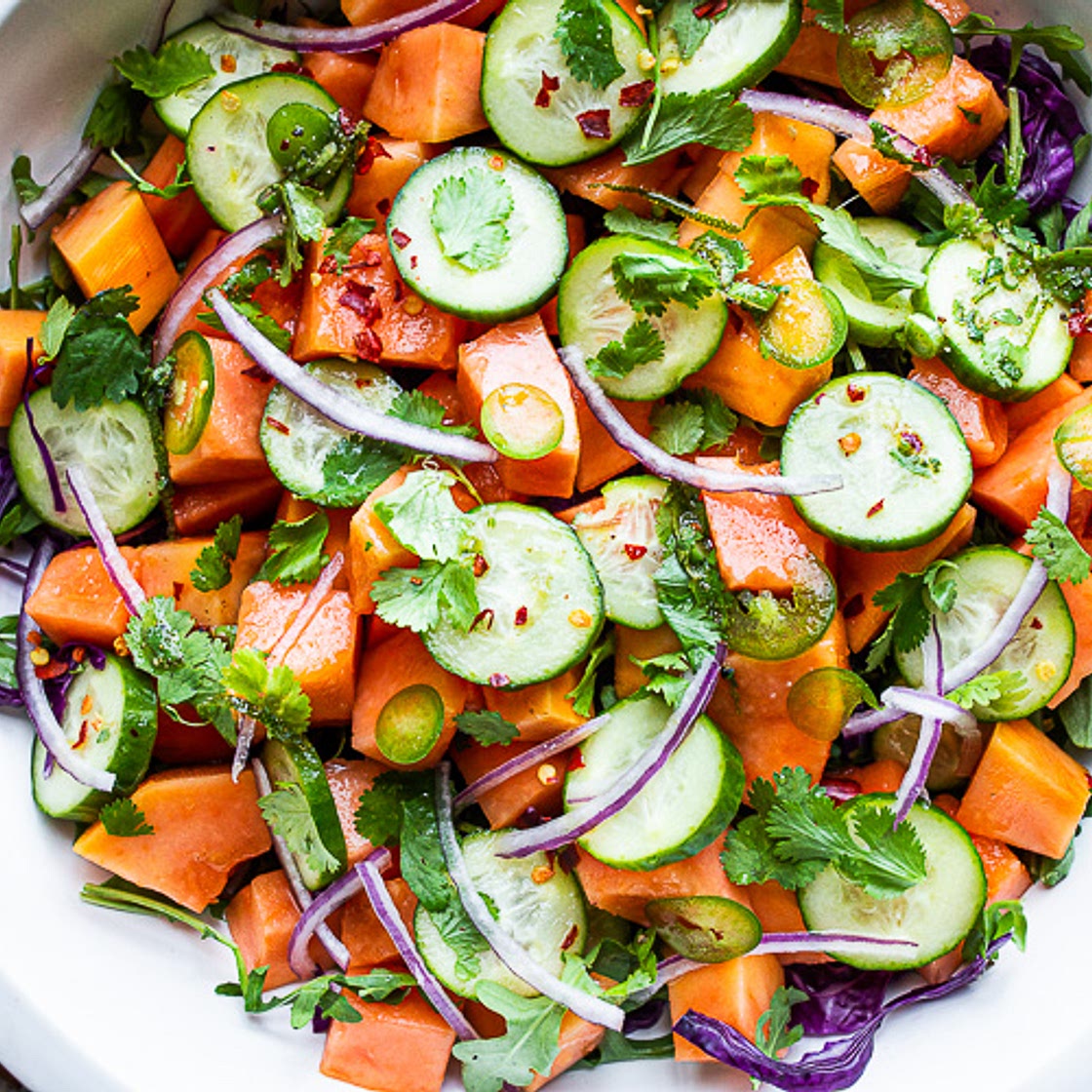Mexican Papaya Salad