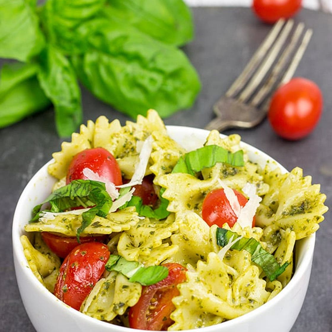 Pesto Pasta with Grilled Chicken