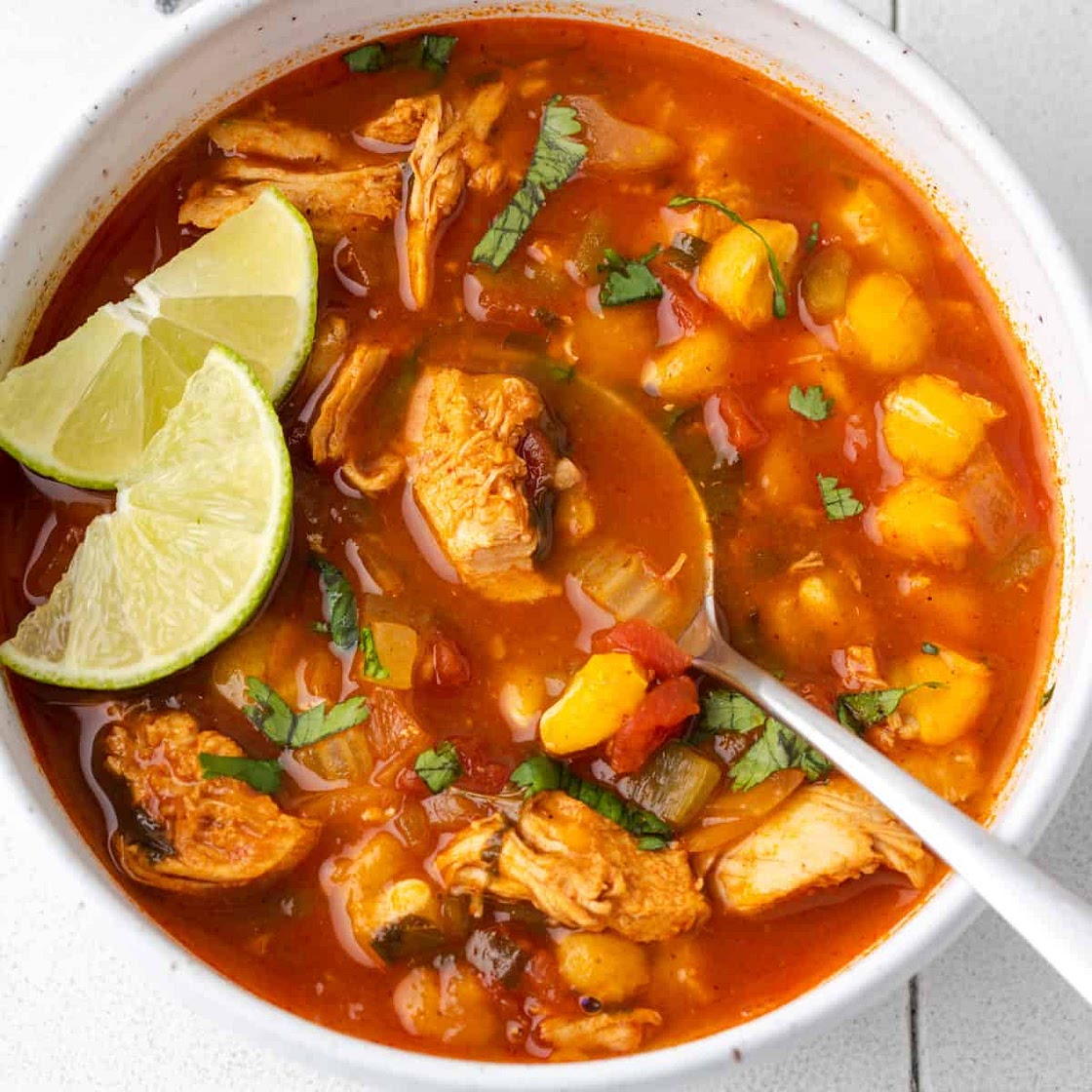 (Copycat) Chili's Southwest Chicken Soup Recipe