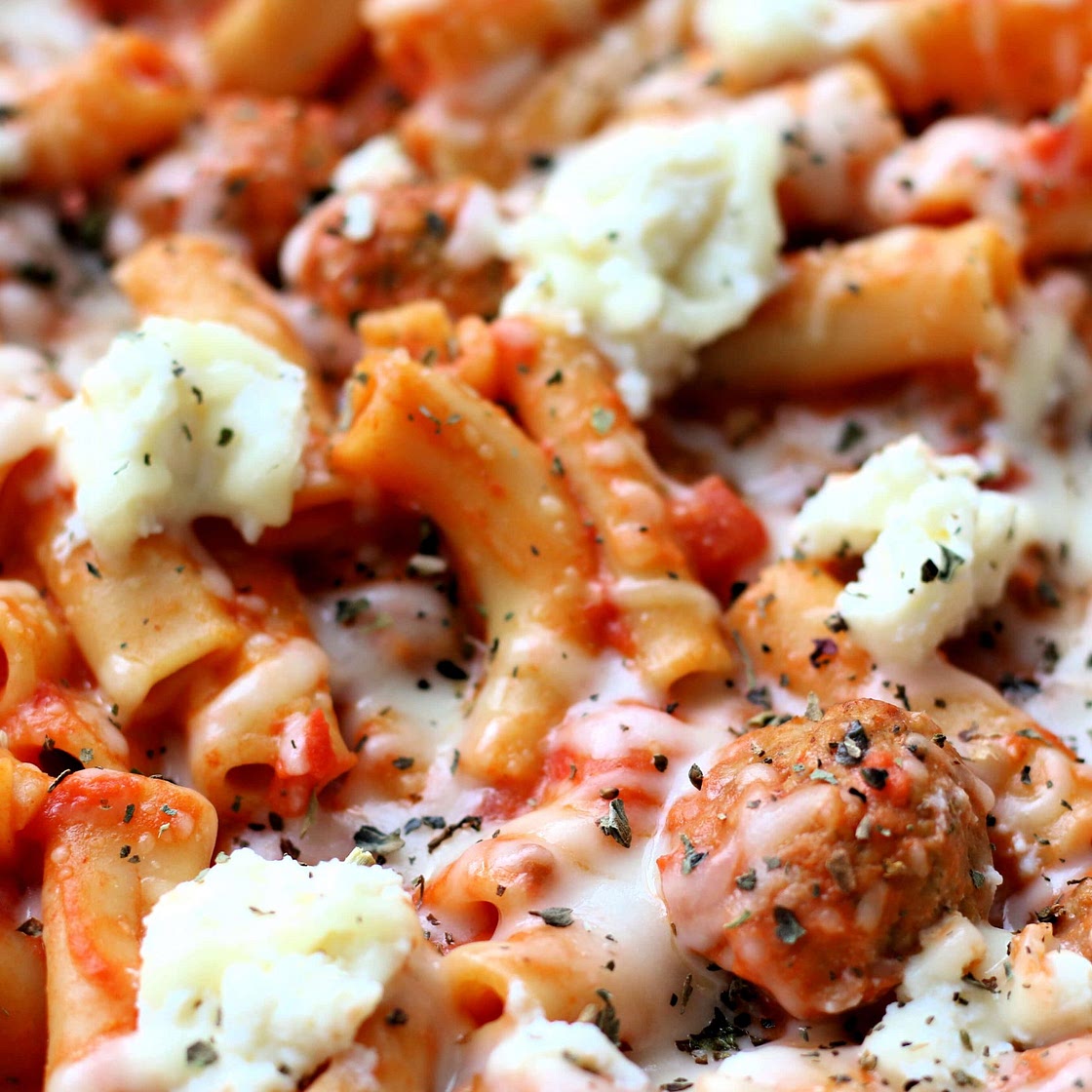 Instant Pot Ziti and Meatballs