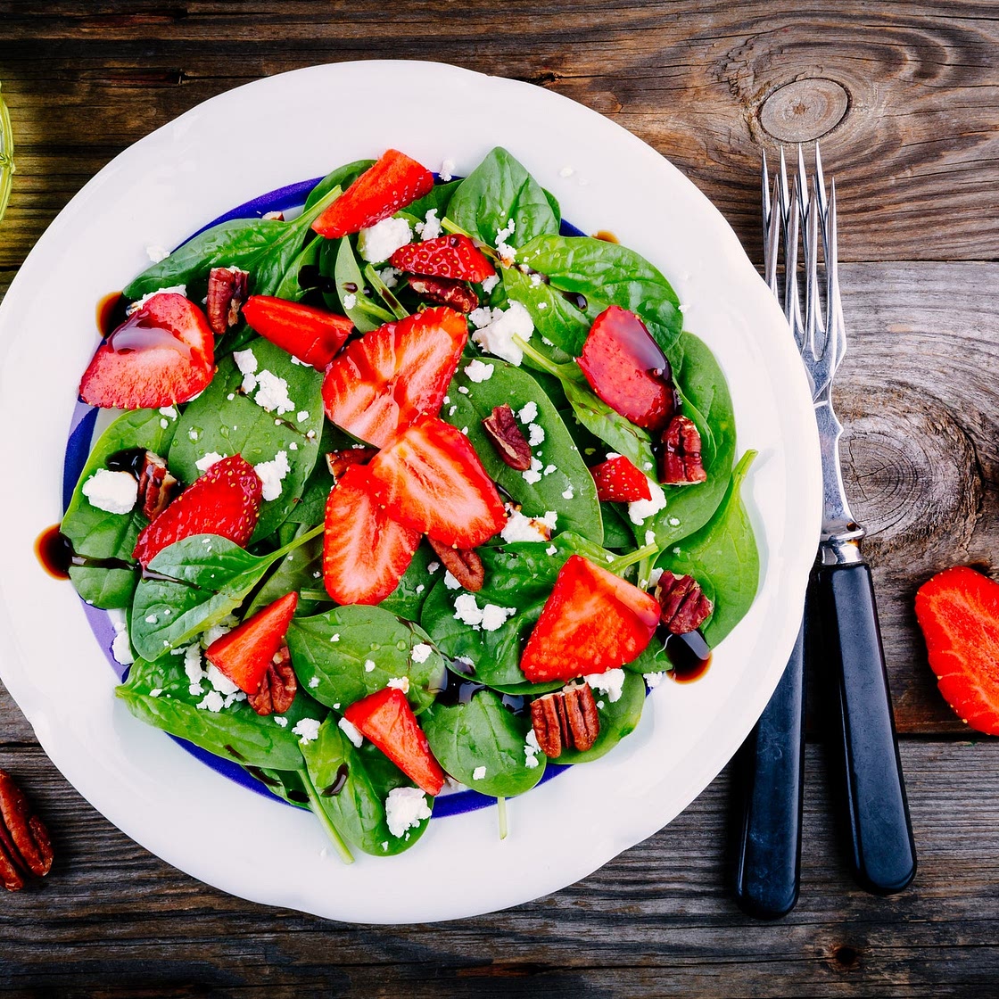 Strawberry Spinach Salad