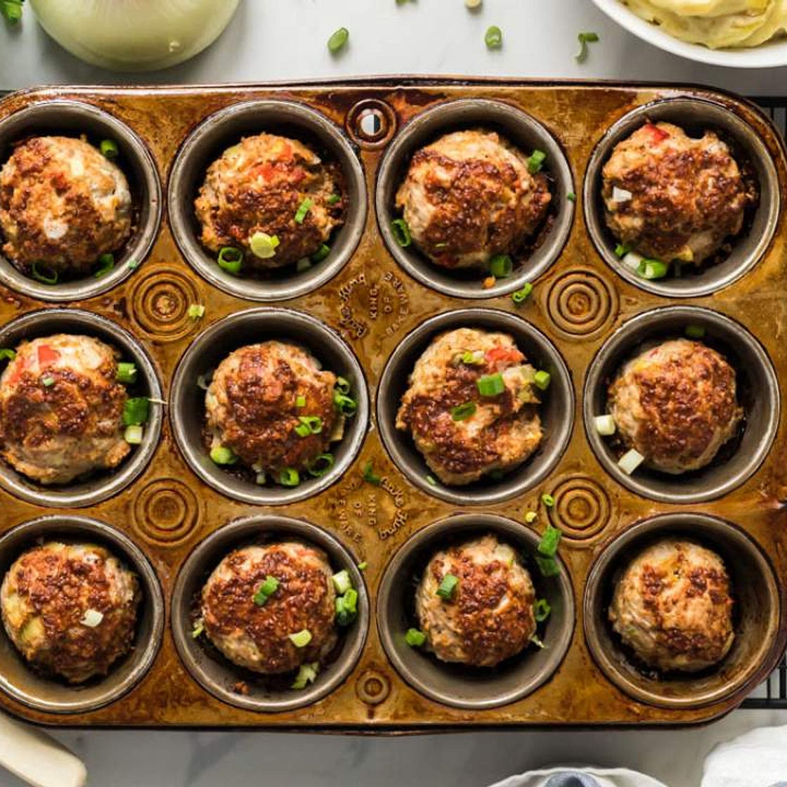 BBQ Meatloaf Muffins