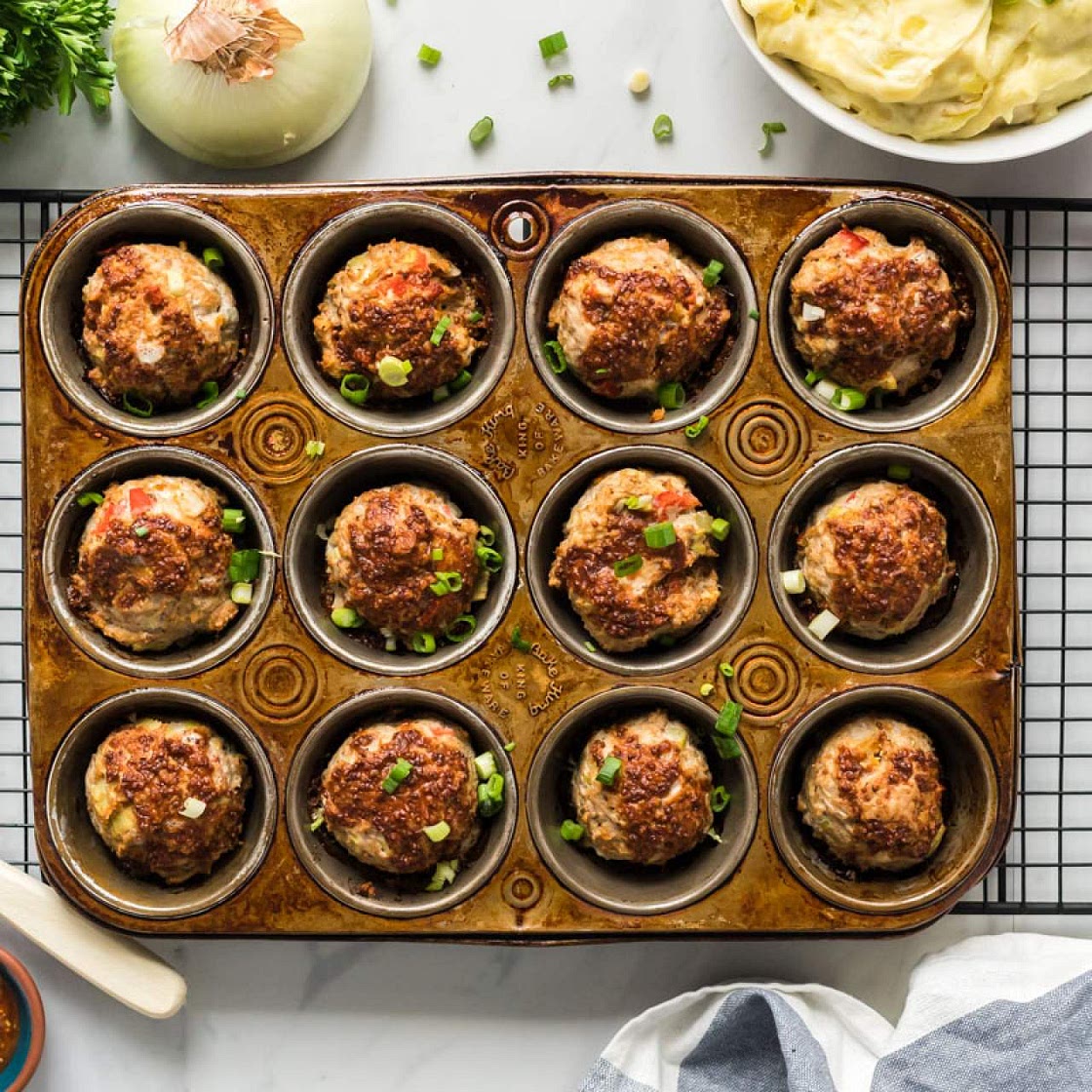 BBQ Meatloaf Muffins