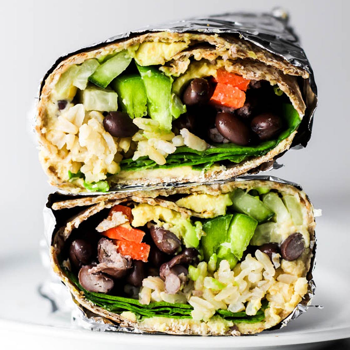 Hummus Veggie Wrap