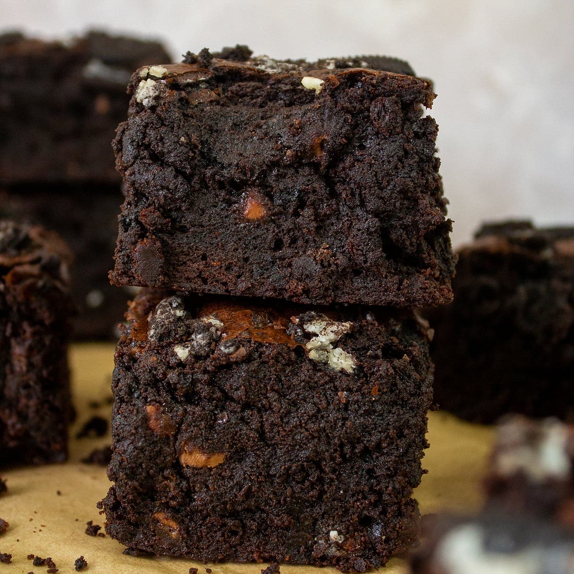 Fudgy Oreo Brownies
