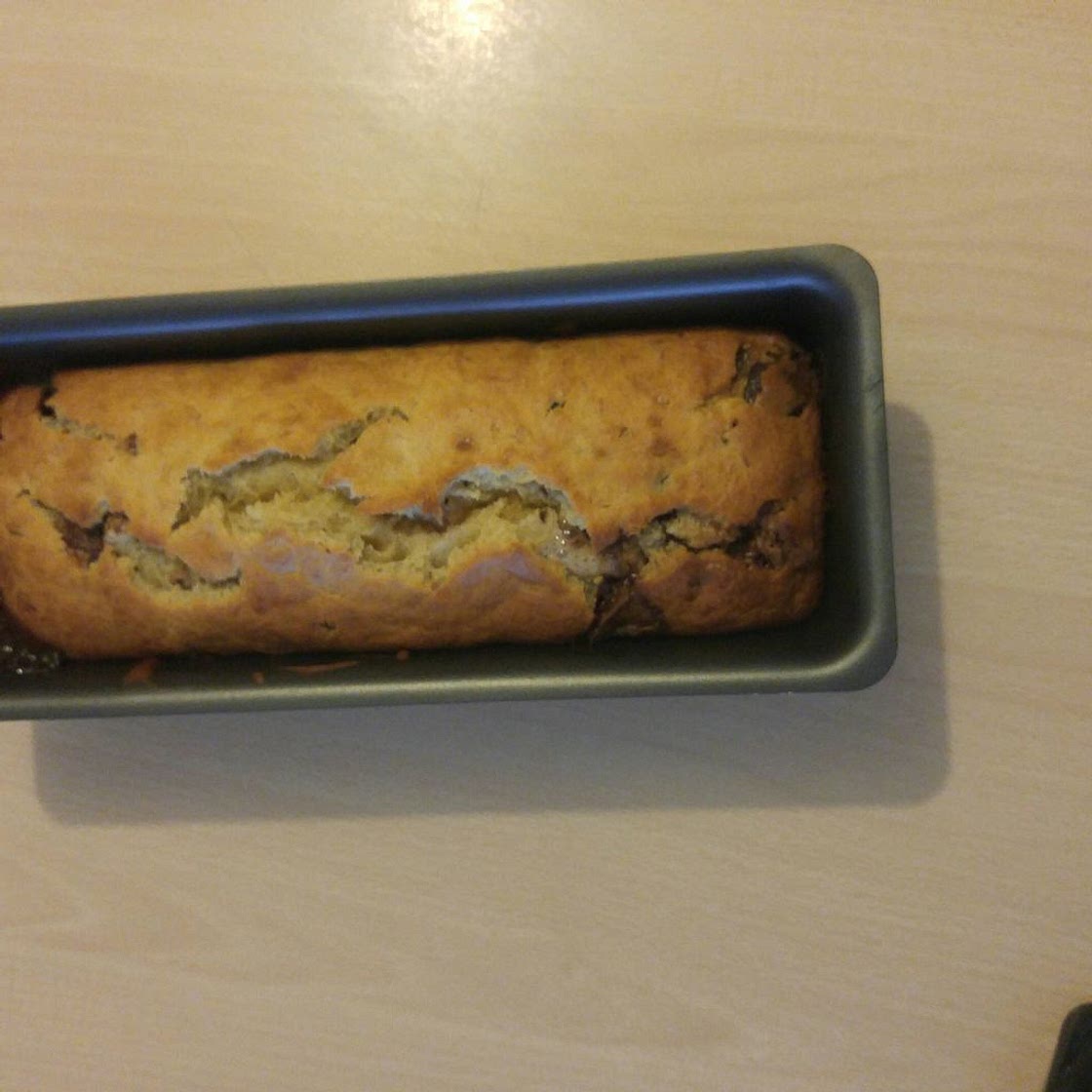 Cake à la banane et au chocolat sans oeufs