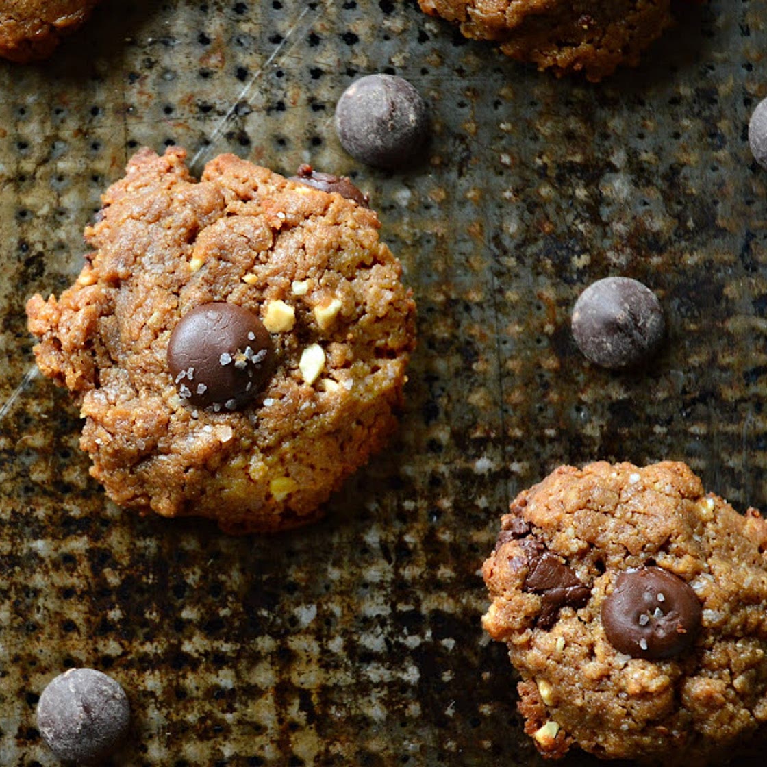 Almond Butter Tahini Cookies