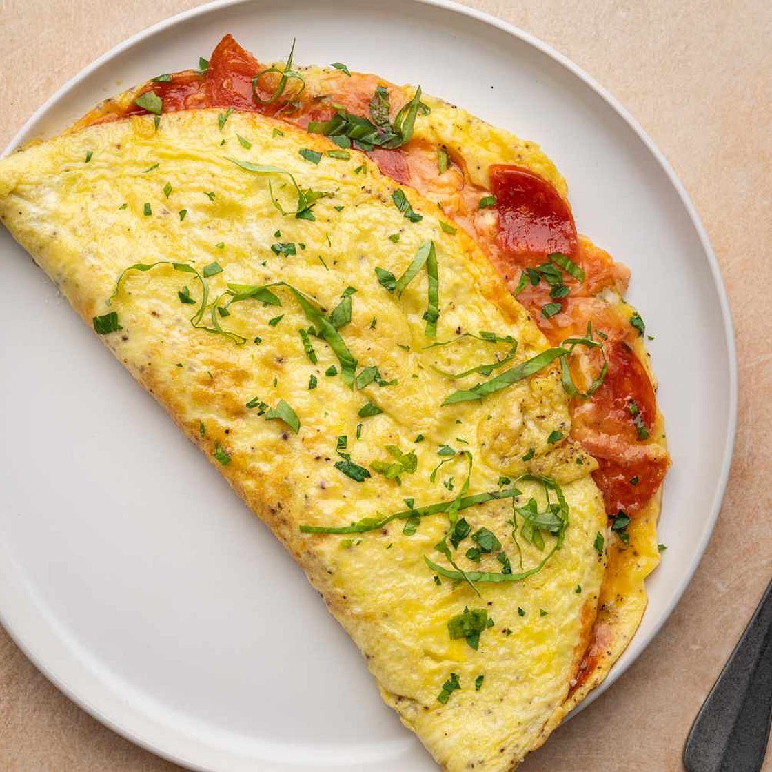 Pizza Omelet Recipe