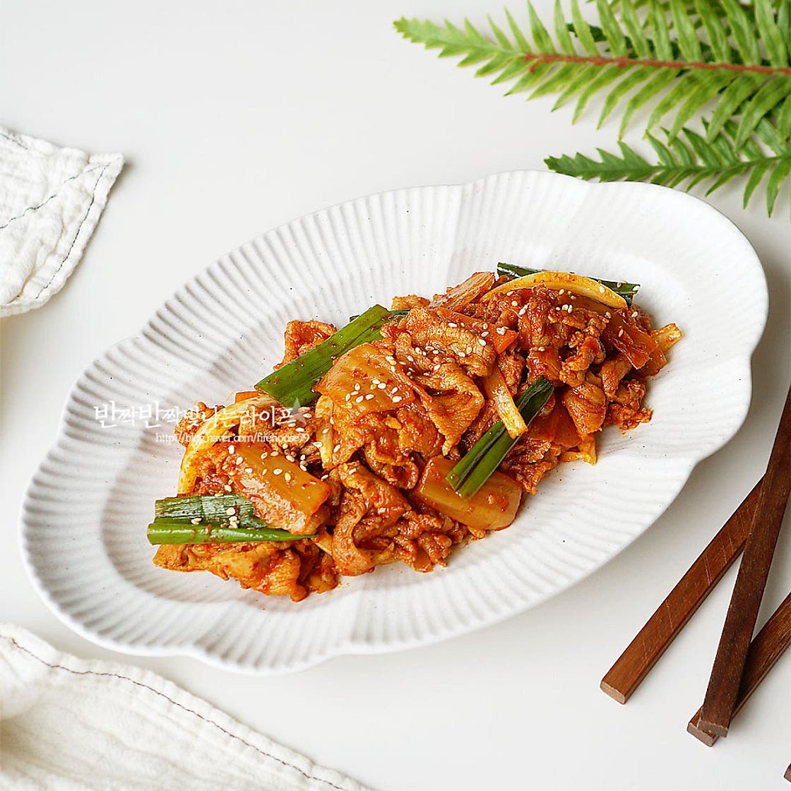 백종원 김치두루치기 레시피 돼지고기 두루치기 만드는법