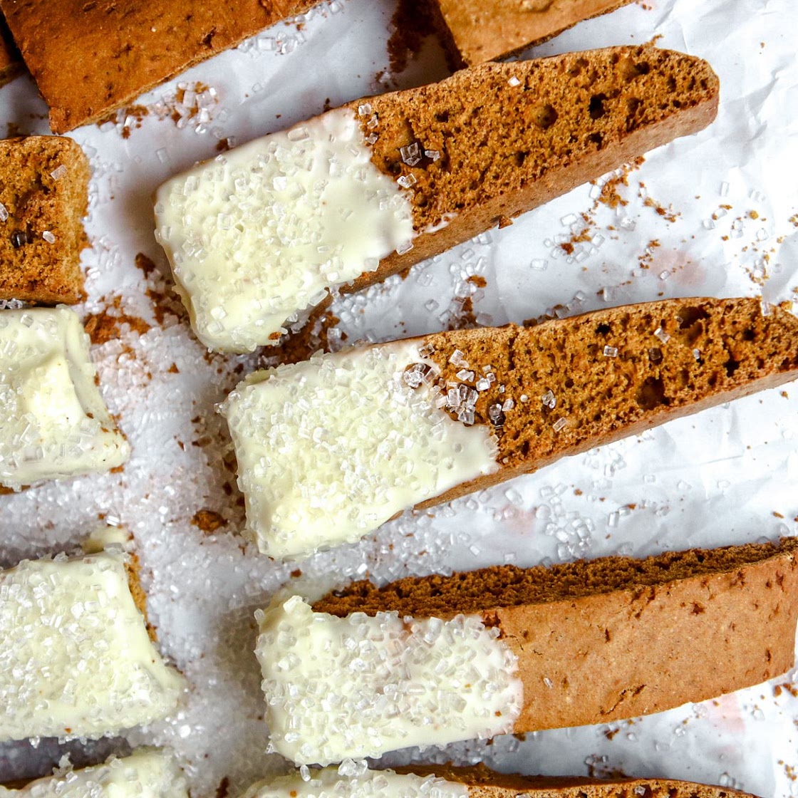 Deliciously Dunk-able Crunchy Pumpkin Biscotti