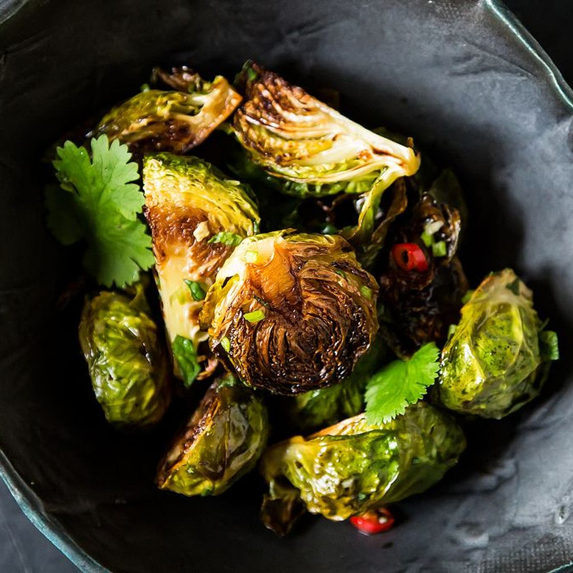 Momofuku's Roasted Brussels Sprouts With Fish Sauce Vinaigrette