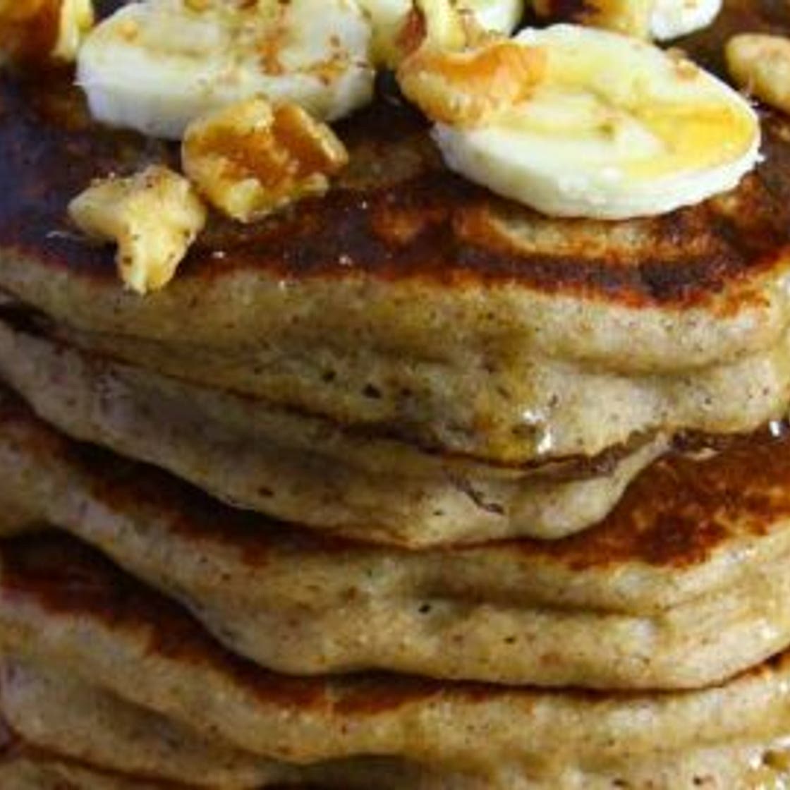 Gluten-Free, Flourless, Vegan Banana Pancakes