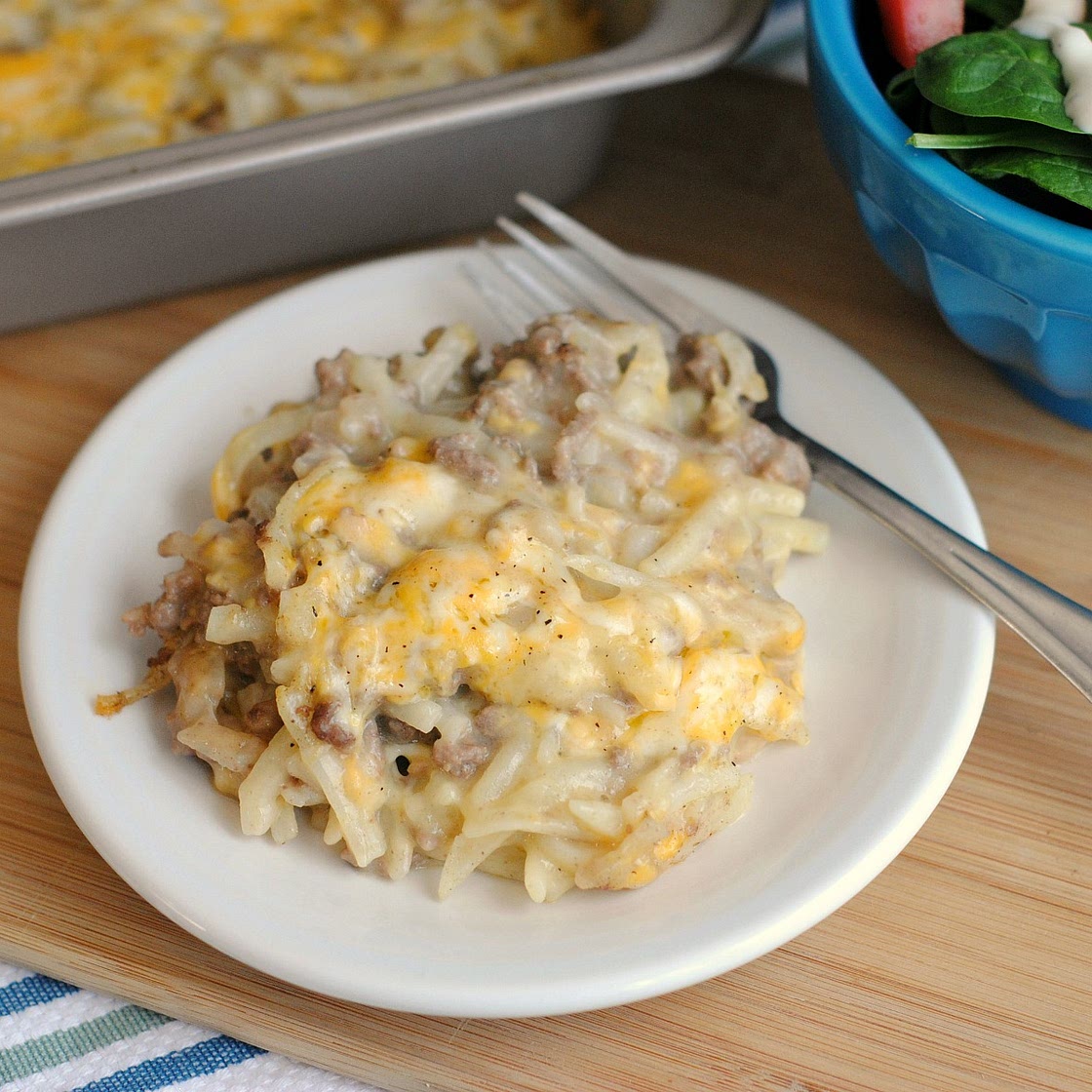 Hashbrown Beef Bake
