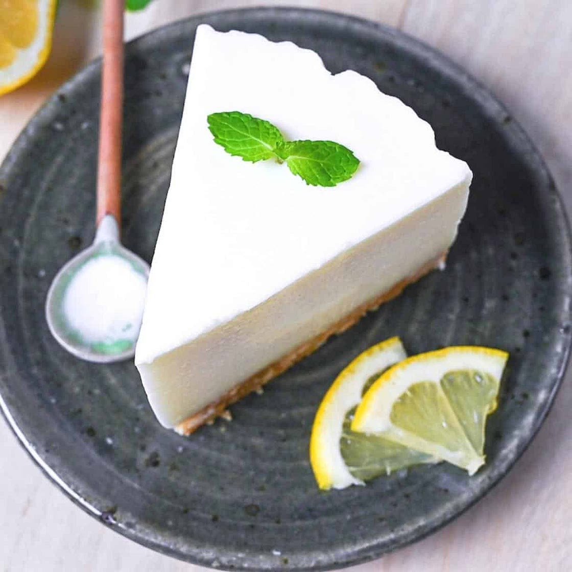 Japanese Style Lemon Rare Cheesecake (no bake)