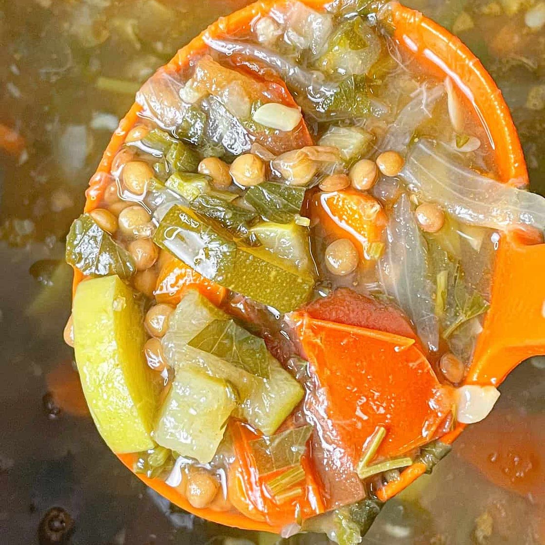 Lentil and Squash Vegan Soup Recipe