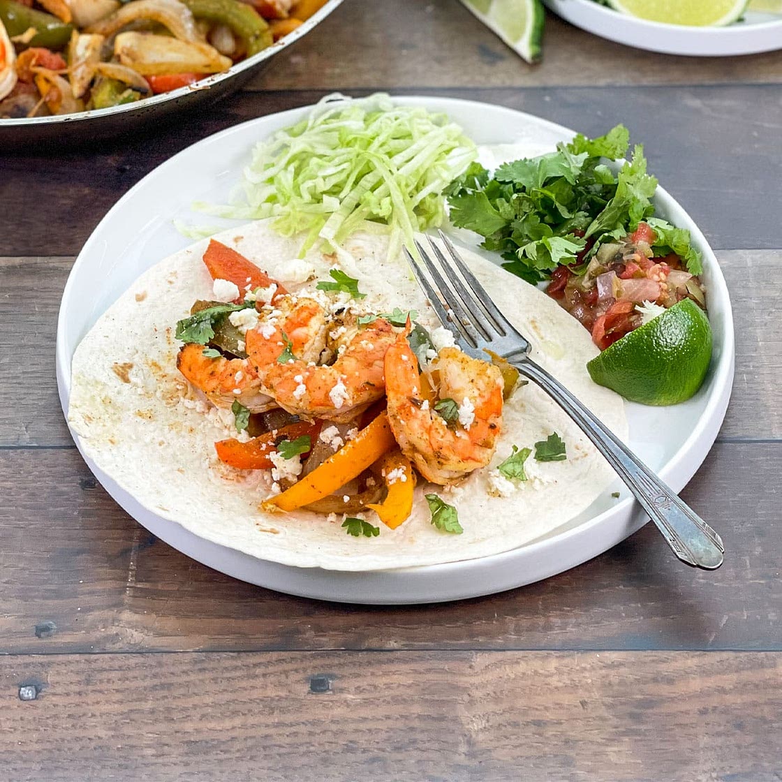 Shrimp Fajitas
