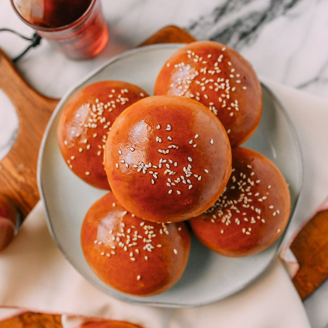 Chinese BBQ Pork Buns (Baked Char Siu Bao)