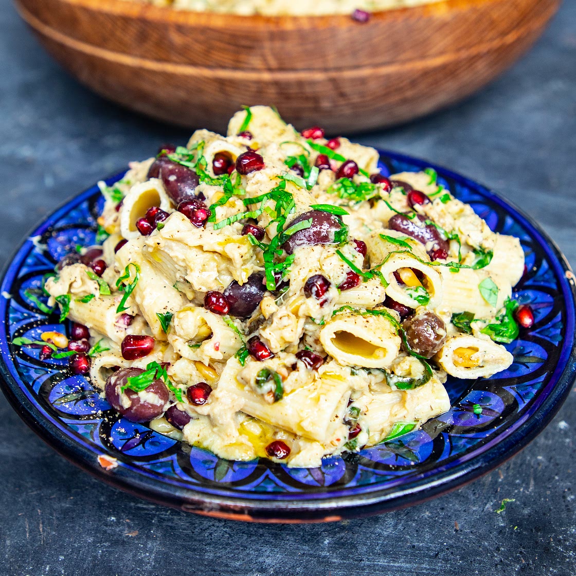 Baba Ganoush Pasta Salad