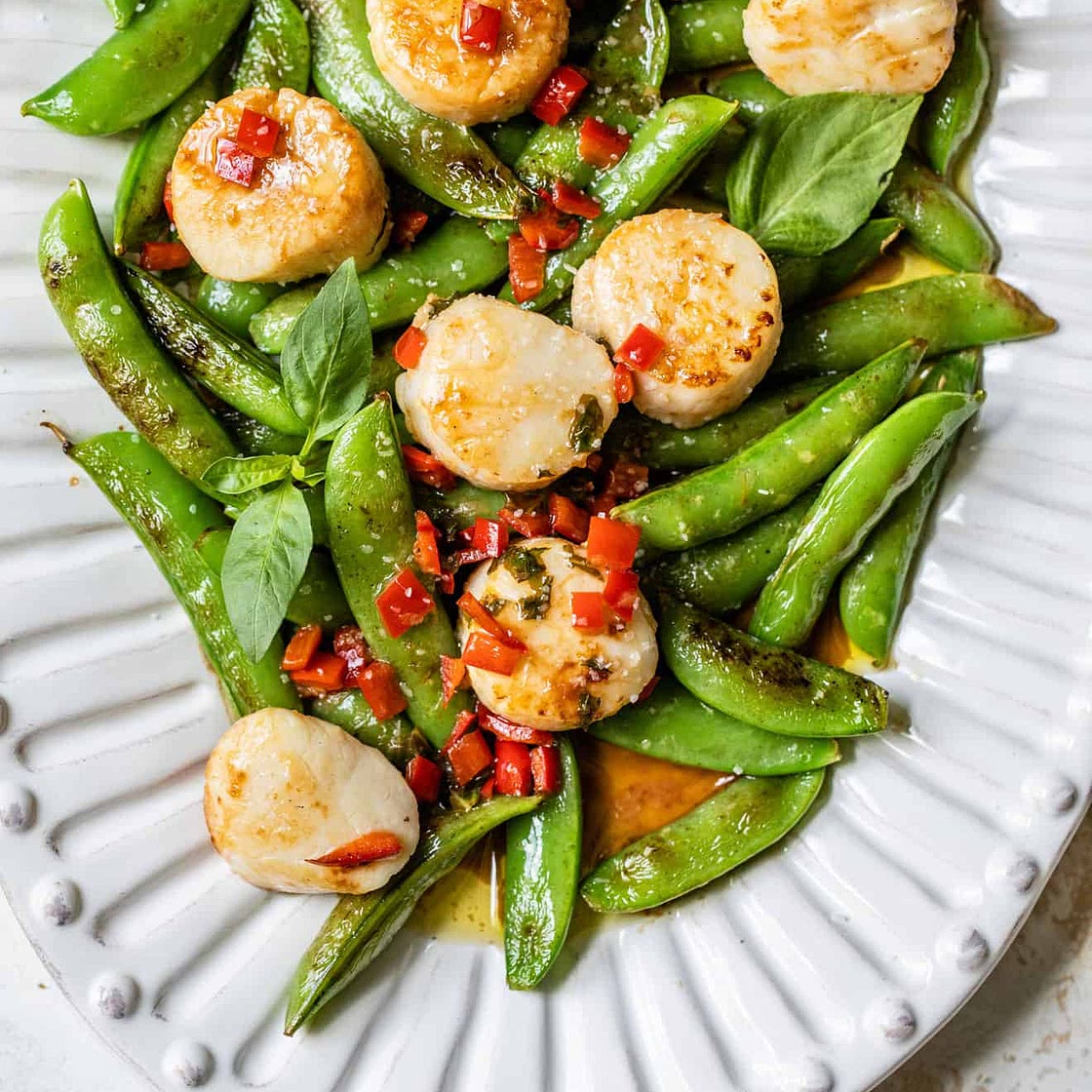 Chili and Herb Seared Scallops