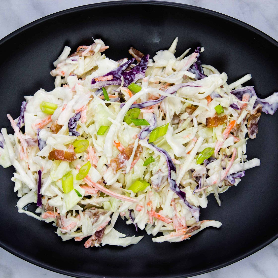 Pickle Slaw with Bacon