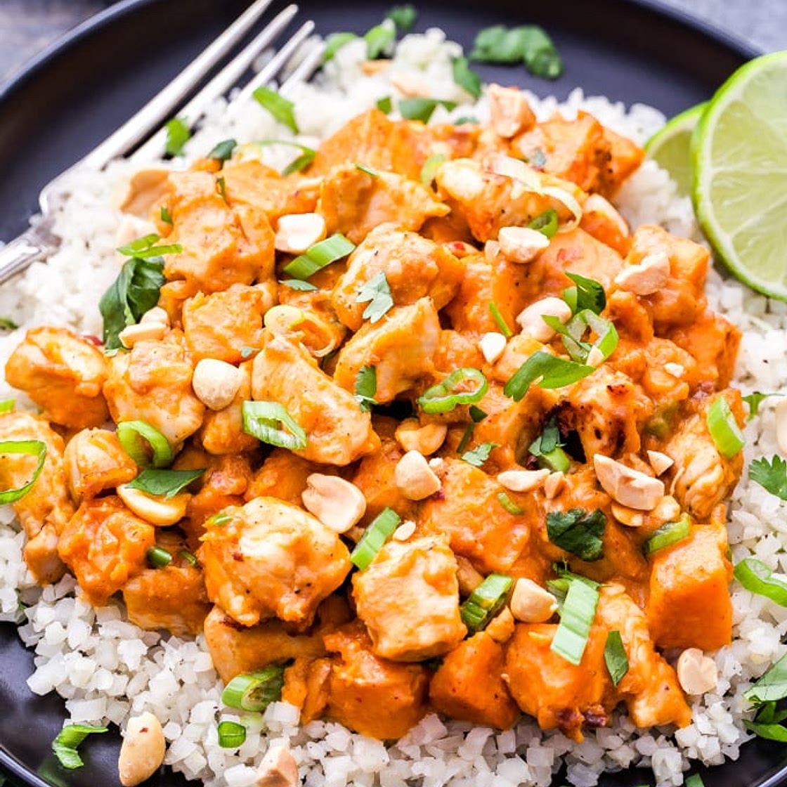 Skillet Thai Chicken and Sweet Potato Curry