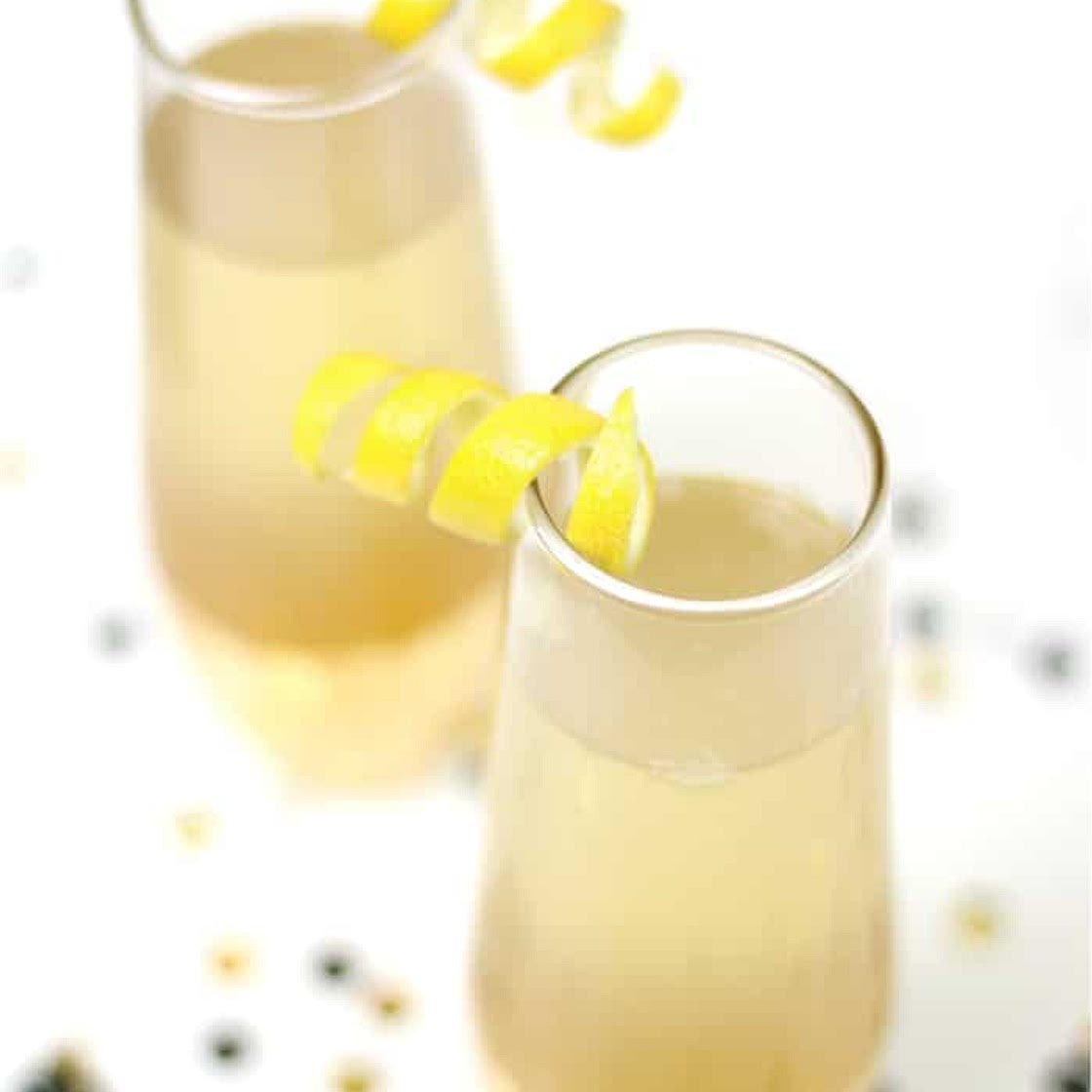 Elderflower French 75 Cocktail
