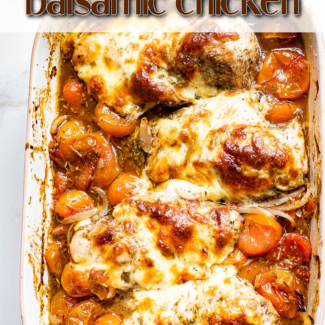 KETO CHEESY BALSAMIC CHICKEN
