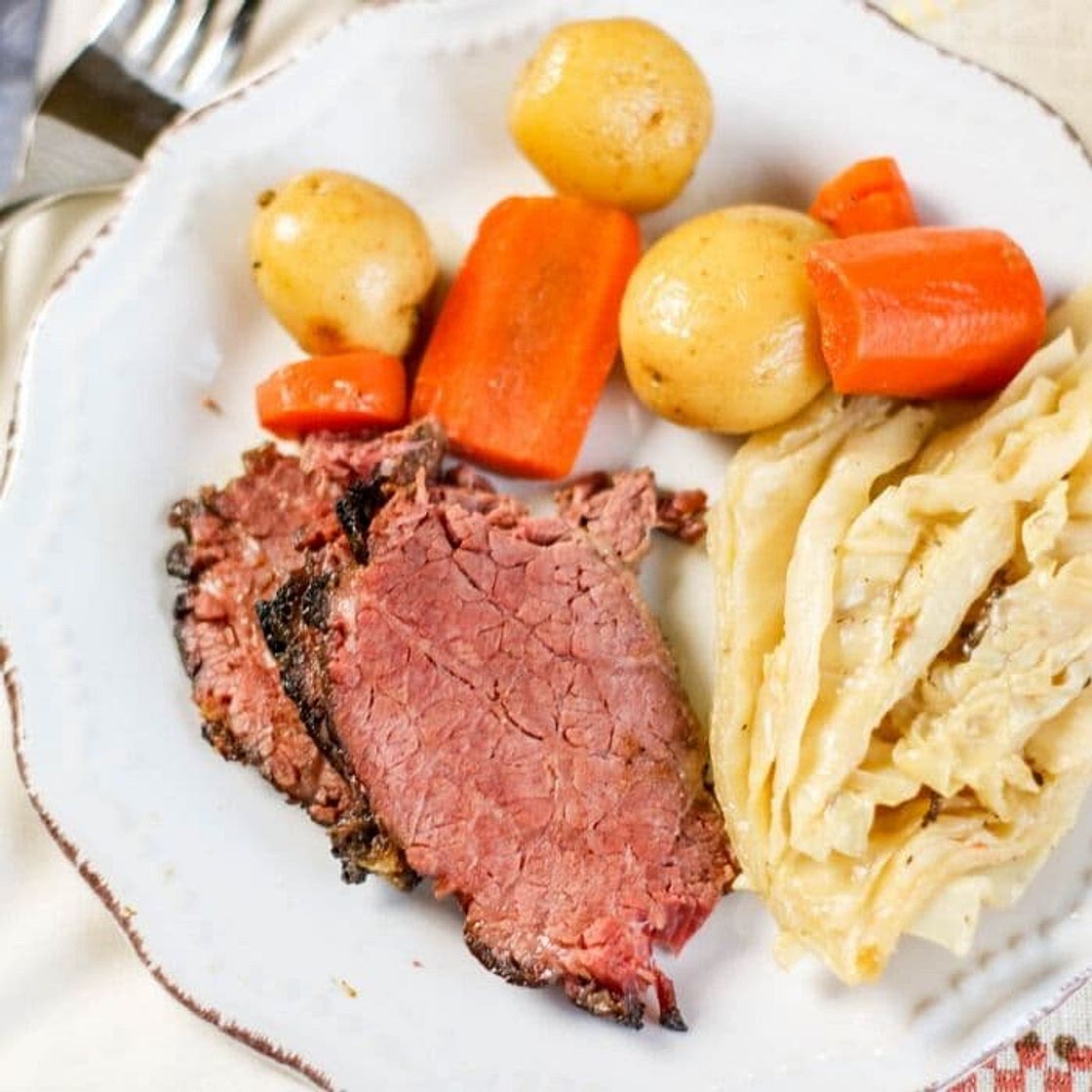 Ninja Foodi Corned Beef and Cabbage