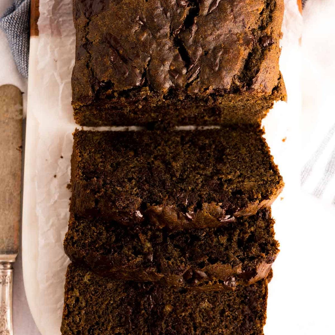 Chocolate Chunk Buckwheat Banana Bread