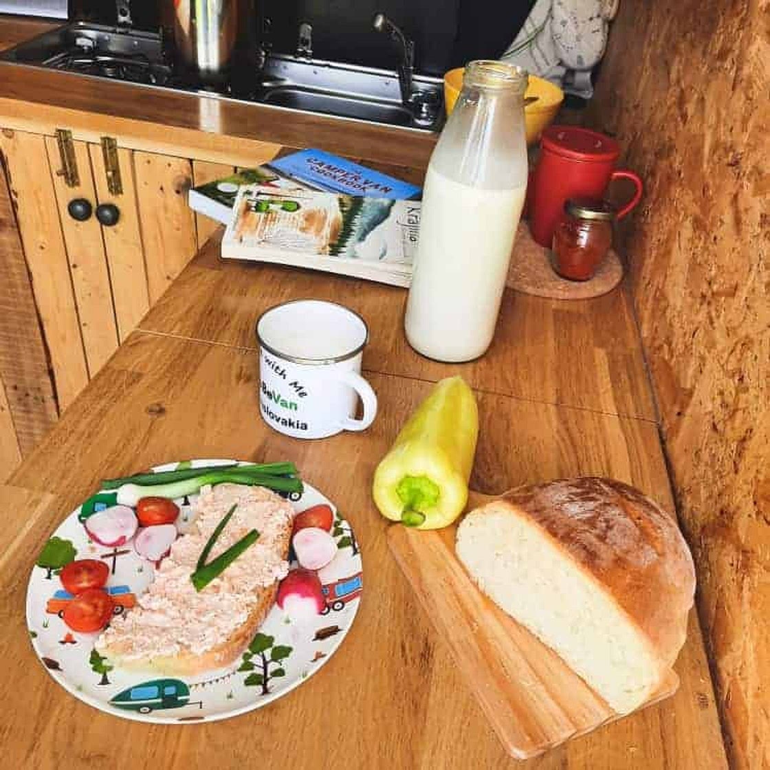 Traditional Slovak Fresh Curd Cheese Spread