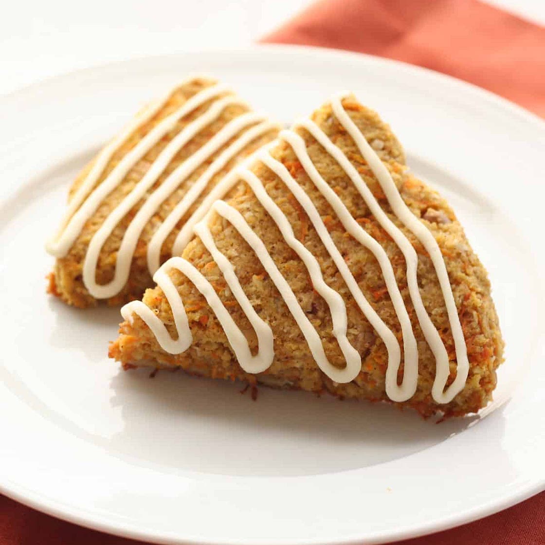 Keto Carrot Cake Scones