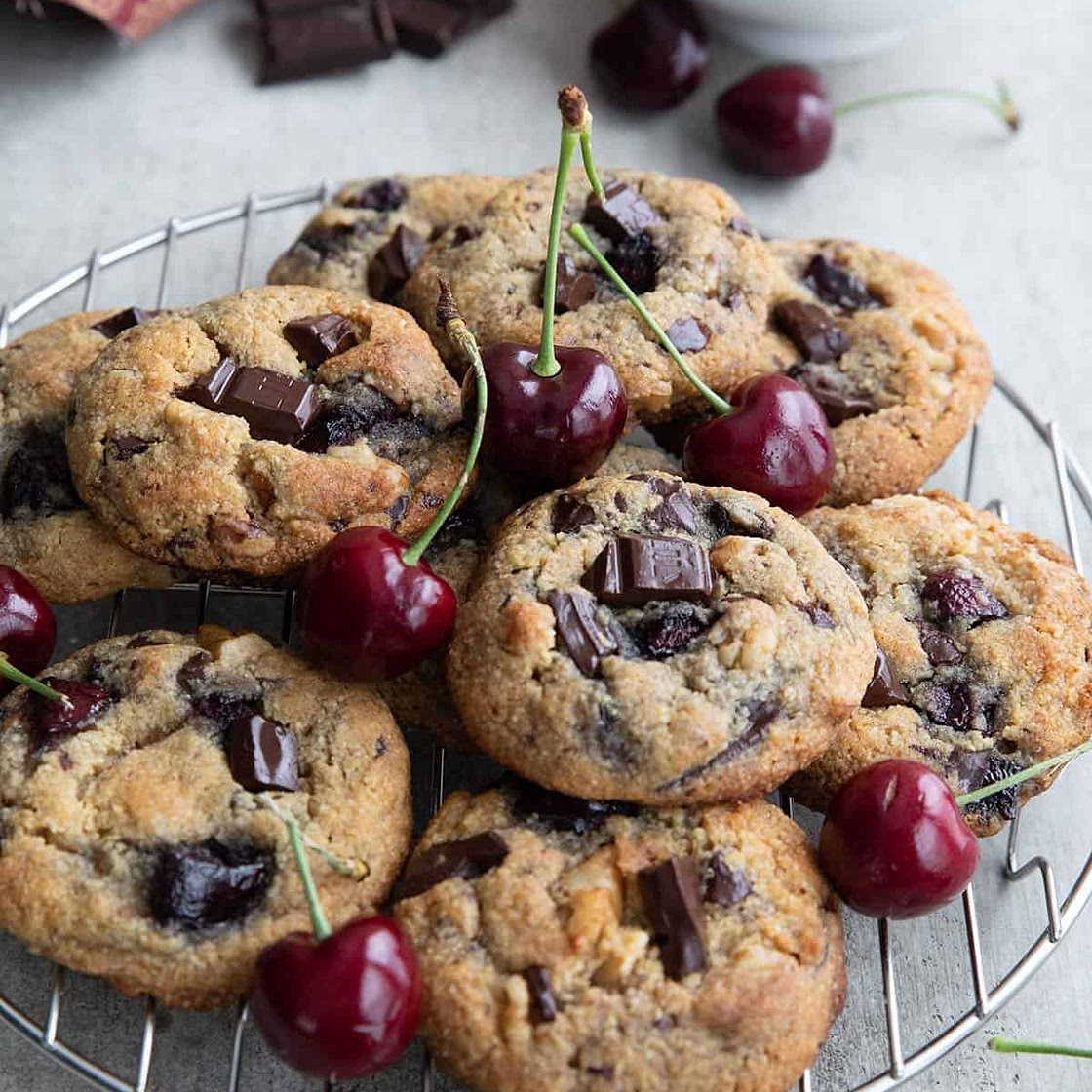 Cherry Chocolate Chip Cookies Recipe