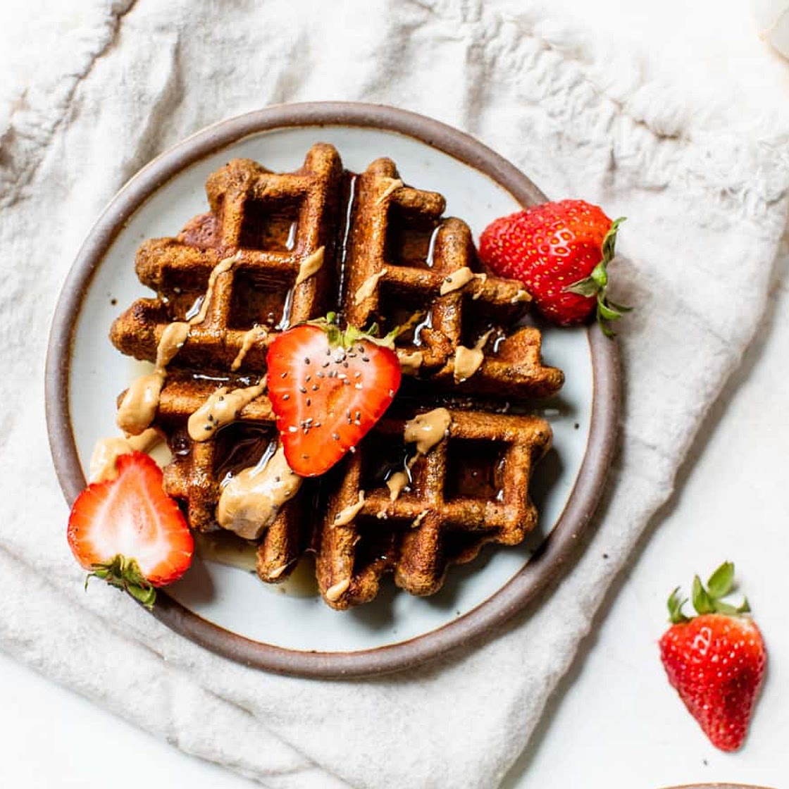 Gluten Free Coffee Bean Waffles