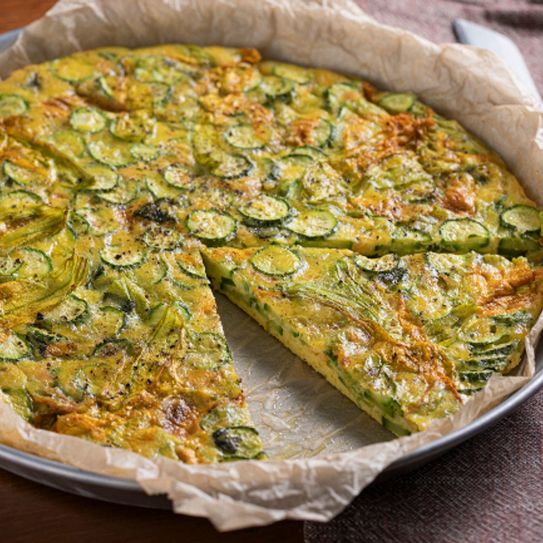 Frittata di zucchine al forno